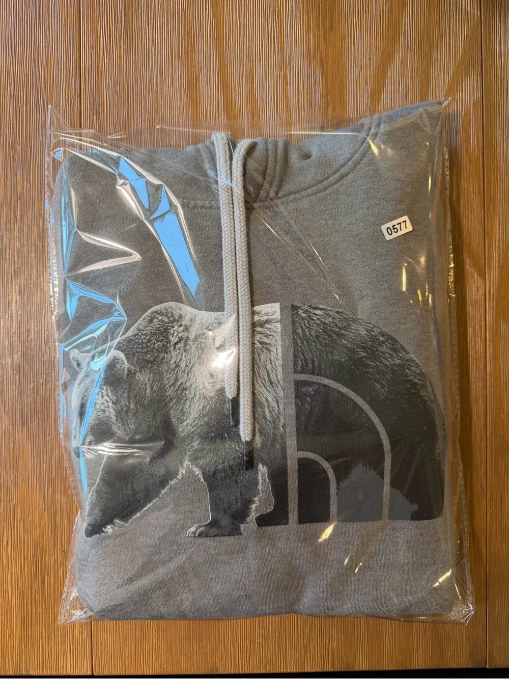 The North Face Men’s Gray Bear Graphic Pullover Hoodie